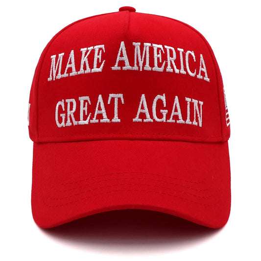 Trump Hat, MAGA Hat, 2024 Donald Trump Hat, Trump Cotton MAGA Adjustable Baseball Cap, Red MAGA