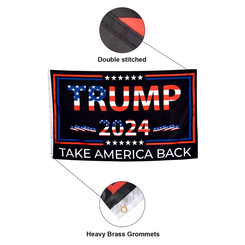 Trump 2024 Flag, 3X5 Feet Trump Flag 2024 