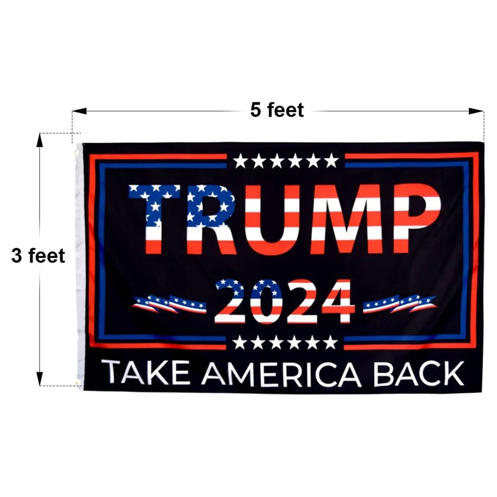 Trump 2024 Flag, 3X5 Feet Trump Flag 2024 