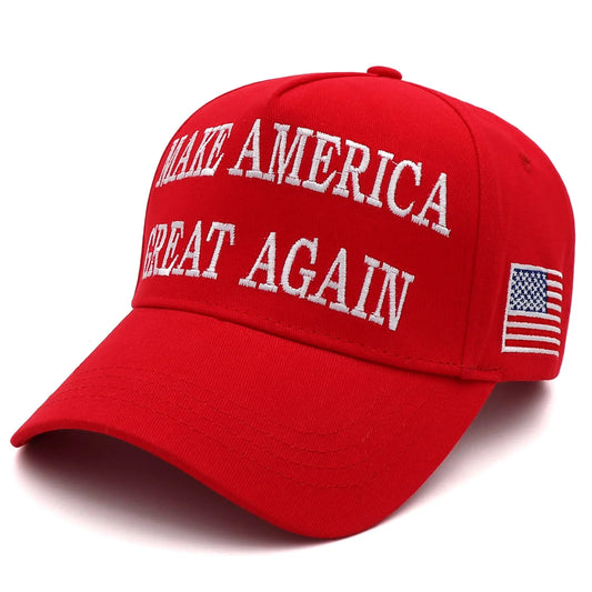 Trump Hat, MAGA Hat, 2024 Donald Trump Hat, Trump Cotton MAGA Adjustable Baseball Cap, Red MAGA