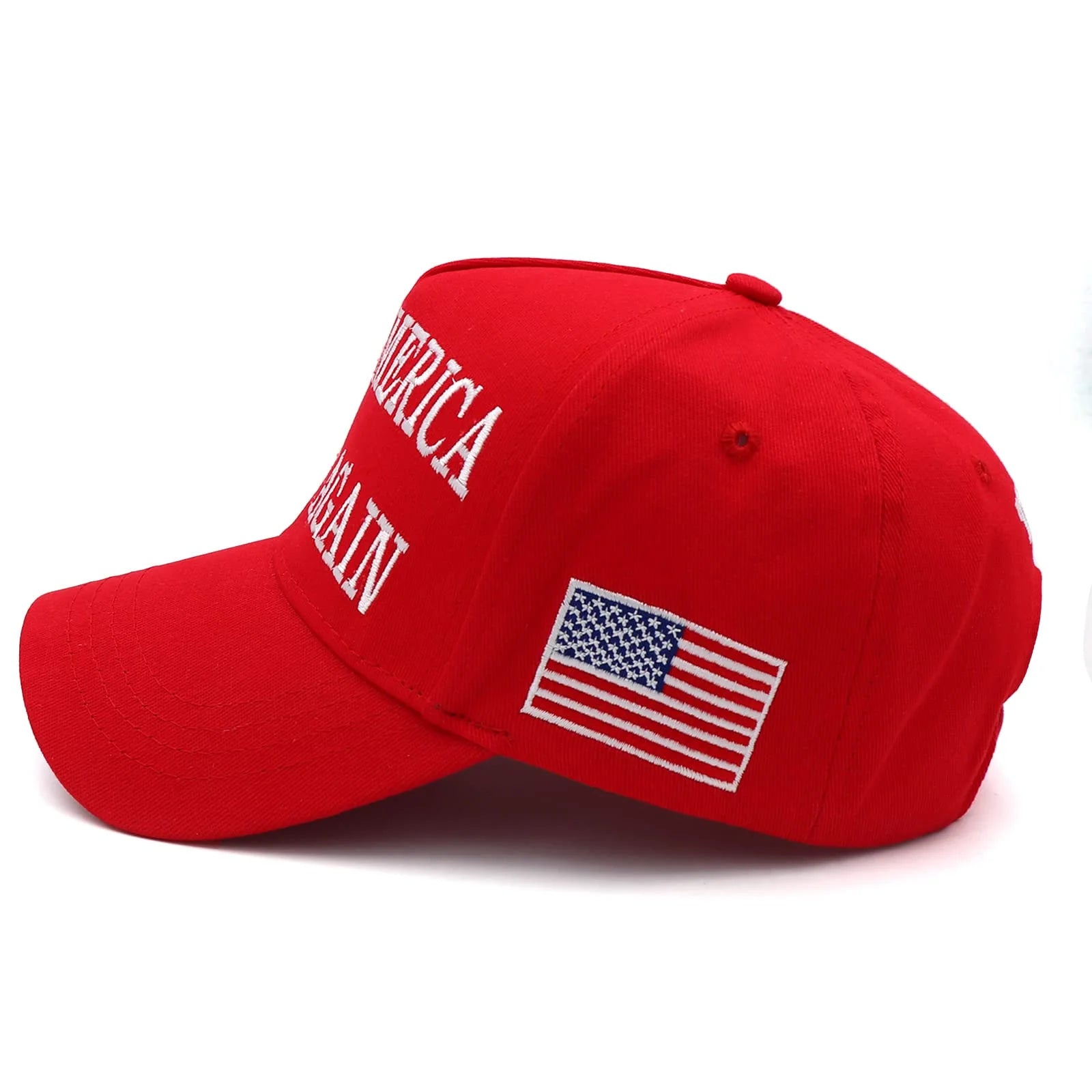 Trump Hat, MAGA Hat, 2024 Donald Trump Hat, Trump Cotton MAGA Adjustable Baseball Cap, Red MAGA