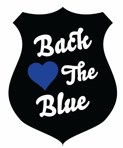 Back the Blue  Bumper Sticker